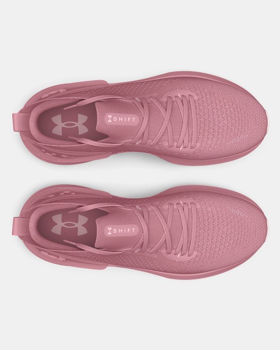 Women's UA Shift Running Shoes, Pink, pdpMainDesktop image number 2